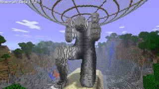 Minecraft Atlas Statue [upl. by Atilek]