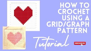 How to crochet using a gridgraph pattern  Stitch fiddle tutorial [upl. by Isidro]