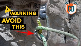 How To Clip A Quickdraws When Sport Climbing  Climbing Daily Ep1768 [upl. by Bobby]