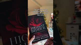 Highest Bidder by Lauren Landish amp Willow Winters booktube [upl. by Hesky]