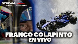 EN VIVO 🔴 FRANCO COLAPINTO en la FÓRMULA 1 junto a CARBURANDO  Vivilo en TyC Sports [upl. by Akienat]