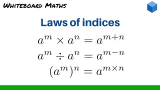 Laws of indices part 1 [upl. by Agustin359]