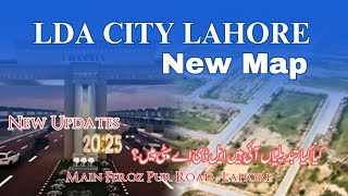 New Map in LDA CITY  New 4 Marla Commercial Plots 5 Number Stop  Lahore [upl. by Anerys]