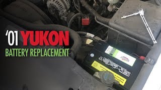 2001 GMC Yukon Battery Replacement  Interstate Battery from Costco [upl. by Halfon]