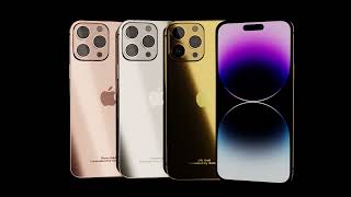 iPhone 14 ProMax range in 24k Gold  Rose Gold  Platinum  Luxury iPhone 14  Video  Goldgenie [upl. by Dermot]