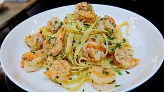 Easy Shrimp Scampi Recipe with Fettuccini [upl. by Irabaj824]