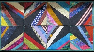 Quilt Block Diamonds Are Forever AND Everything You Need To Know About Piecing String Blocks [upl. by Elsilrac676]