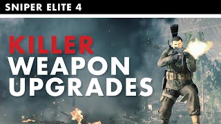 Sniper Elite 4  Weapon Upgrade MASTERY The Easy Way [upl. by Clair330]