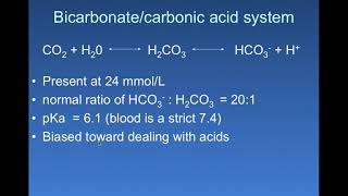 Blood Buffering  Carbonic AcidBicarbonate [upl. by Oizirbaf]