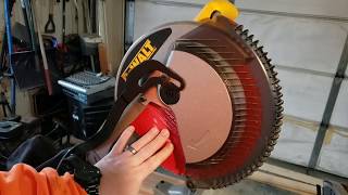 How to Change a DeWalt Miter Saw Blade [upl. by Magdalen]