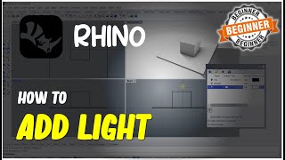 Rhino How To Add Light [upl. by Yessac393]