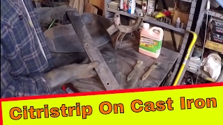 Citristrip on Cast iron Parts [upl. by Edijabab]