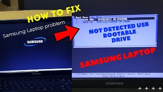 Fix Bootable USB Drive Not Detected In Samsung Laptop  Samsung Laptop Not Booting From USB [upl. by Wettam]