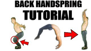 HOW TO BACK HANDSPRING  Tricking Tutorial w Jack Payne  DANCE TUTORIALS LIVE [upl. by Bullis]