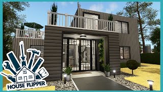 House Flipper  FARM DLC  Cosy Modern Build  Speedbuild and Tour [upl. by Agbogla]