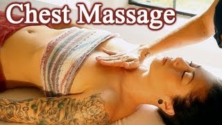 Chest amp Shoulder Massage Therapy How To Swedish amp Deep Tissues Techniques [upl. by Avon]