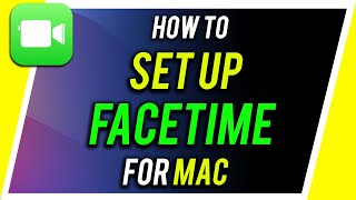 How to set up Facetime on Mac [upl. by Aetnahs]