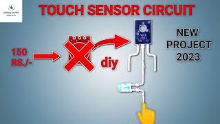 How to make touch sensor using d882 [upl. by Ahsitam]