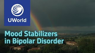 Mood Stabilizers in Bipolar Disorder  UWorld Notes USMLE Psychiatry Review [upl. by Nonnac]