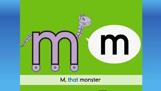 Letterland Phonic Compilation Alphabet Letter M Stories Songs amp Writings [upl. by Ydroj]