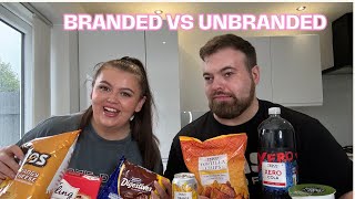 BRANDED vs UNBRANDED challenge [upl. by Amsirhc]