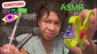 ASMR  Something in Your Eye amp Makeup [upl. by Timms]