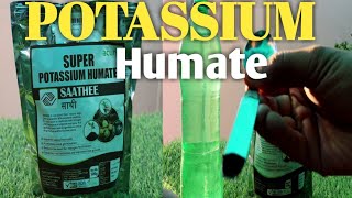 How to use Potassium Humate Organic fertilzer for Plants [upl. by Ogires297]