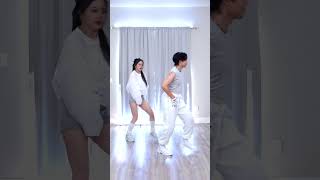 LE SSERAFIM  EASY Dance Cover  Ellen and Brian [upl. by Yentihw]