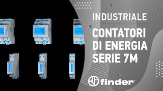 Contatori di energia  programmabili da smartphone  serie 7M Finder [upl. by Eenel]