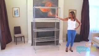 HoneyCanDo Shelving Unit Instruction Video [upl. by Waxman]