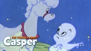 Caspers Moon Trip  Casper the Friendly Ghost  Full Episode  Cartoons for Kids [upl. by Uzia169]