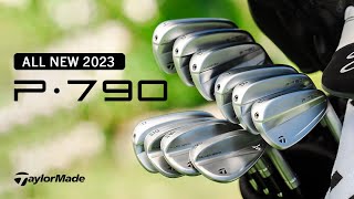 2023 TaylorMade P790 Irons FEATURES [upl. by Acined737]