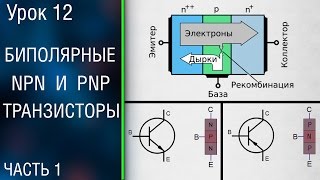 📕121 Биполярные транзисторы Как работает транзистор и как его подключать [upl. by Eellek]