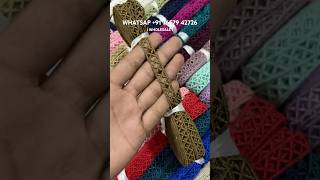 Ribbon lace manufacturer l Get ribbon lace direct from lace manufacturer on Wholesale l AVCREATIONS [upl. by Enidlareg]