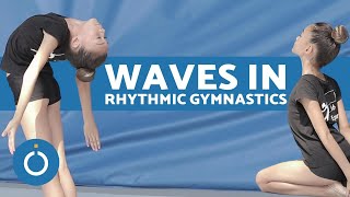 Rhythmic GYMNASTICS for BEGINNERS🤸 WAVES Tutorial for Children [upl. by Herodias]