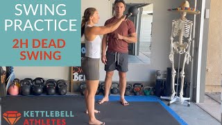 2H Dead Stop Kettlebell Swings [upl. by Enelrae]