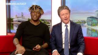 KSI COLLAB WITH NEWSREADER CHARLIE STAYT  BBC Breakfast [upl. by Caruso]