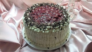 The Best BLACK FOREST Chocolate CAKE  Classic Recipe [upl. by Zoubek587]