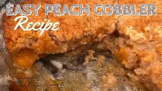 Southern Peach Cobbler— The Black Way 🥧 [upl. by Atneciv]