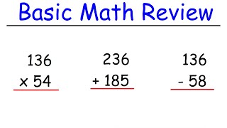 Basic Math Review [upl. by Haggi571]