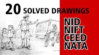 20 MEMORY DRAWINGS FOR NIDNIFTCEEDNATA Examination [upl. by O'Kelly385]