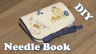 DIY How to Make a Needle Book  Needle Keeper  Needle Case  Easy Sewing Project  Bravo Dada [upl. by Meensat605]