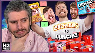 Lunchly VS Lunchable Taste Test  H3 Show 59 [upl. by Erej]