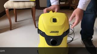 Aspiradora karcher wd3 agua y polvo unboxing y como usarla [upl. by Ailimaj]