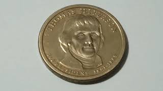 1 DOLLAR THOMAS JEFFERSON18011809COINS OFUSA [upl. by Katerine213]