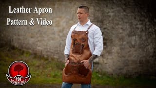 Making Leather Apron Patterns Templates DIY [upl. by Jasen]