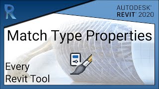 How to Use the Match Type Properties Tool in Revit  Revit 2020 [upl. by Noble383]