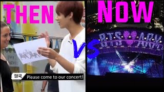 BTS  Then VS Now  WhatsApp Status  Chimini Boba [upl. by Nuoras]