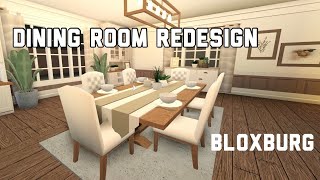 DINING ROOM BUILD  BLOXBURG [upl. by Kreg]