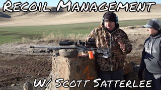 Demonstrating Recoil Management For Precision Rifle With Scott Satterlee [upl. by Gunning]